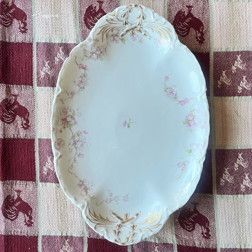 Vintage Haviland Limoges 13" serving platter
